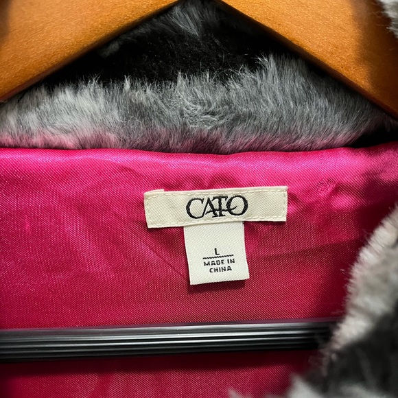 Amazing Animal Print Faux Fur Coat - Picture 6 of 6